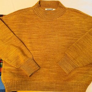 Misha and Puff Drafting Mock Neck in Marigold. EUC. Size small